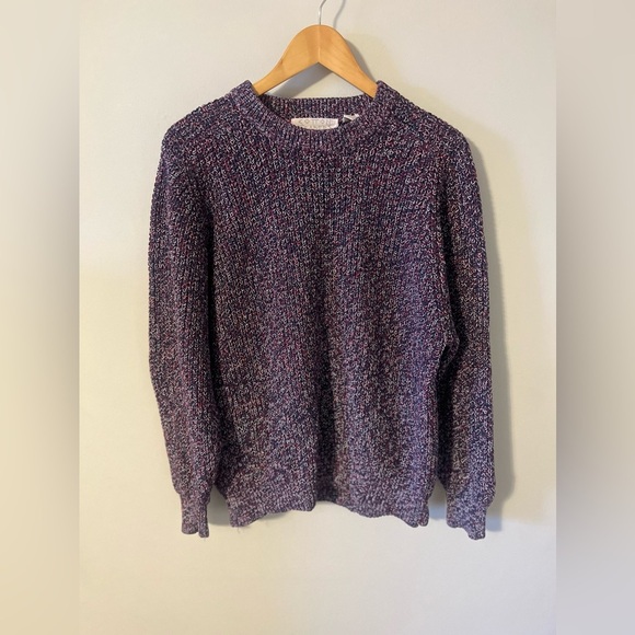 Vintage 90s Cotton Traders Men’s Sweater Red Blue XL - Picture 1 of 8